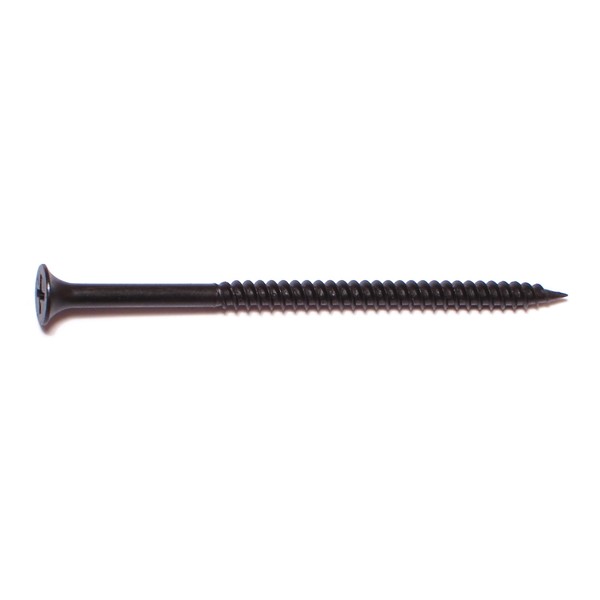 Midwest Fastener Drywall Screw, #8 x 3 in, Steel, Flat Head Phillips Drive, 20 PK 30848